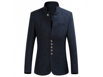 Blazer Casaco Masculino - Azul Marinho 