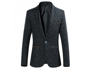 Blazer Masculino Barley Corn - Preto 