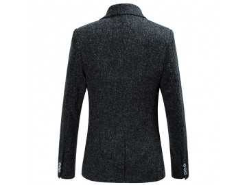 Blazer Masculino Barley Corn - Preto