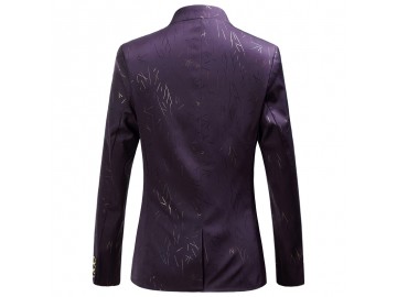 Blazer Masculino Riscas - Roxo