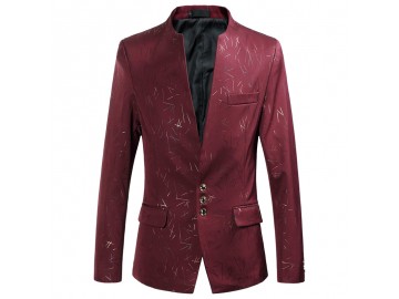 Blazer Masculino Riscas - Bordô 