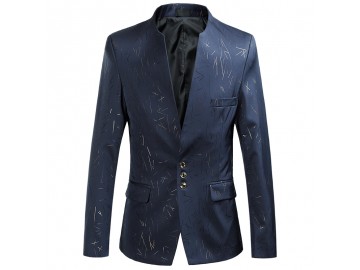 Blazer Masculino Riscas - Azul Marinho 