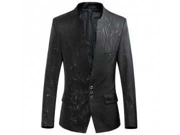 Blazer Masculino Riscas - Preto 