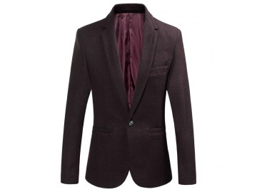 Blazer Masculino Barley Corn - Vinho 