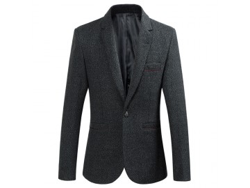 Blazer Masculino Barley Corn - Preto 