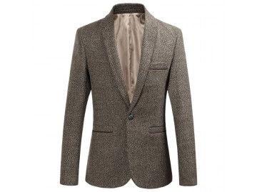 Blazer Masculino Barley Corn - Cáqui 