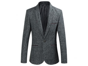 Blazer Masculino Barley Corn - Cinza 