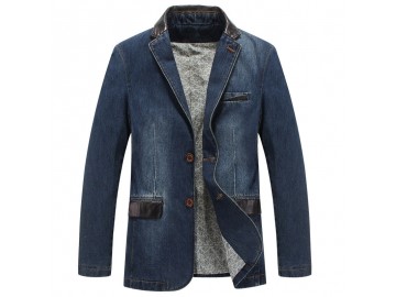 Blazer Jeans Masculino - Azul 