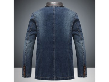 Blazer Jeans Masculino - Azul