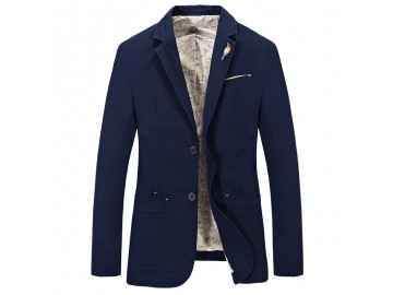 Blazer Jeans Masculino - Azul Marinho 