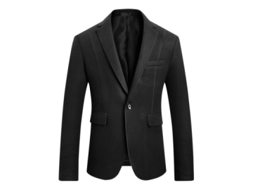 Blazer Masculino Texturizado - Preto 