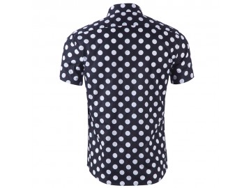 Camisa Estampada Masculina - Preto/Branco