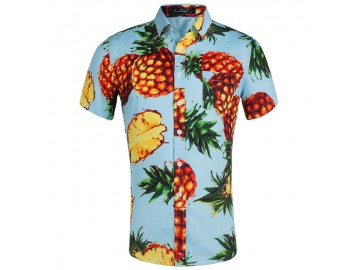 Camisa Estampada Masculina - Tropical 