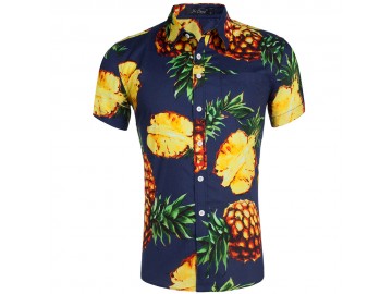 Camisa Estampada Masculina - Tropical 