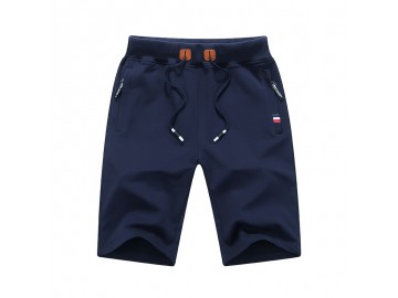 Bermuda Masculina com Cordão - Azul Marinho 