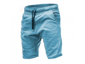 Bermuda Masculina com Cordão - Azul Claro 