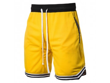 Bermuda Masculina Com Cordão - Amarelo 