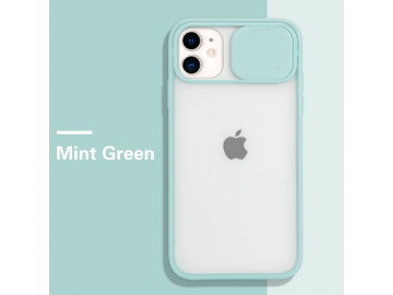 Capa de Proteção para Câmera Iphone Modelo 6, 7, 8, 9, 11, X, XS, SE 2020 e Mais - Verde Claro 