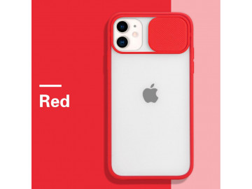 Capa de Proteção para Câmera Iphone Modelo 6, 7, 8, 9, 11, X, XS, SE 2020 e Mais - Vermelho 