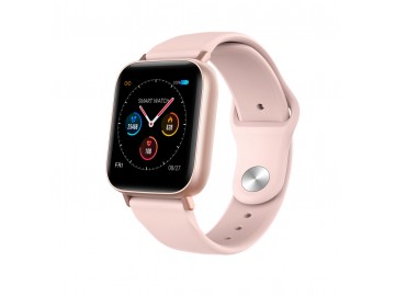 Smartwatch Q10 Sport A Prova D'água - Rosa Pulseira de Silicone 