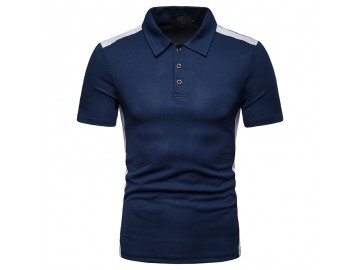 Camisa Polo Vintage School - Azul 