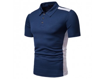 Camisa Polo Vintage School - Azul