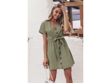 Vestido Sweet - Verde Militar