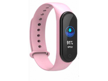 Relógio Pulseira Inteligente Fitness Smartband Bracelet M4 - Rosa 