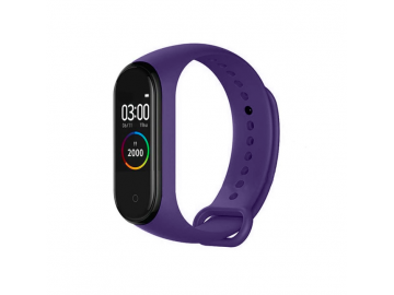 Relógio Pulseira Inteligente Fitness Smartband Bracelet M4 - Roxo 