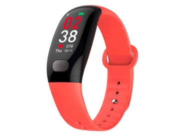 Smartwatch B51 ECG Cardíaca Pressão Arterial Monitorização Análise de Dados inteligente - Vermelho 