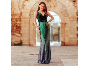 Vestido Longo Shine - Verde