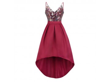 Vestido Mullet Gracious - Vermelho 