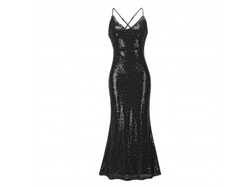 Vestido Shining Mermaid - Preto 