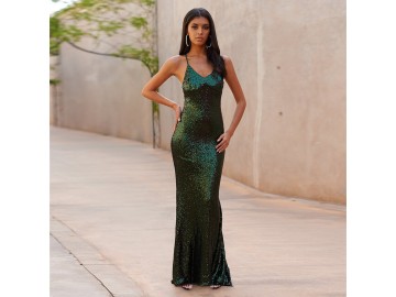 Vestido Shining Mermaid - Verde