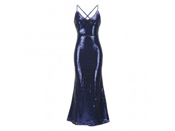 Vestido Shining Mermaid - Azul 