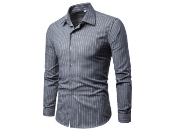 Camisa Social Cannes - Cinza Claro