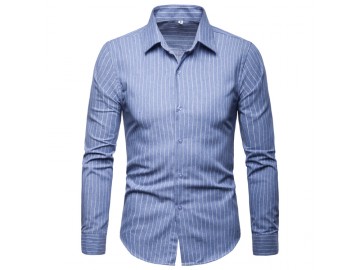 Camisa Social Cannes - Azul Claro 