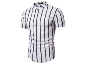 Camisa Vintage Stripes - Branco