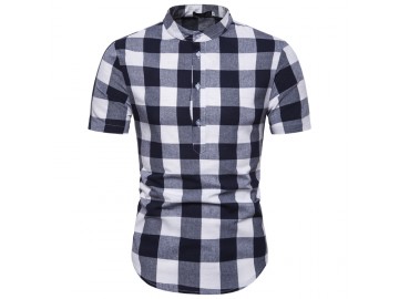 Camisa Xadrez Galway - Preto 