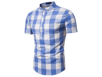 Camisa Xadrez Galway - Azul