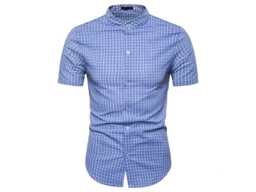 Camisa Xadrez Kingston - Azul 