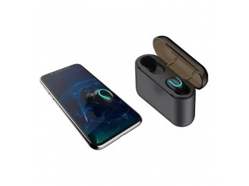 Fone de Ouvido Duplo TWS Bluetooth 5.0 - Preto