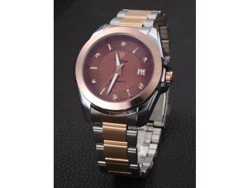 Relógio Tevise  8373C Masculino Automático Pulseira de Aço - Rosé 