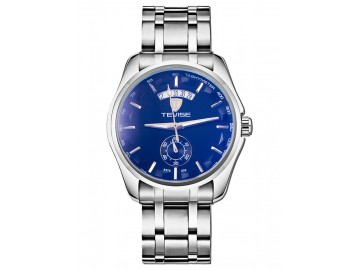 Relógio Tevise  8379-002 Masculino Automático Pulseira de Aço - Azul 