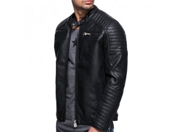 Jaqueta Masculina Com Bolso Frontal - Preto