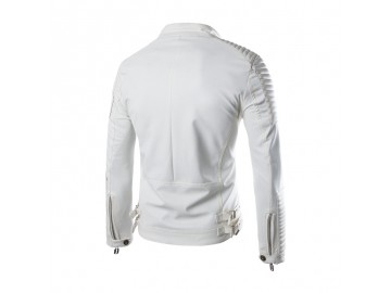 Jaqueta Masculina Com Bolso Frontal - Branco