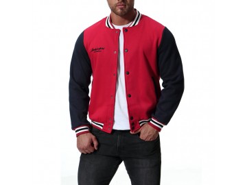 Jaqueta Masculina College - Vermelho 