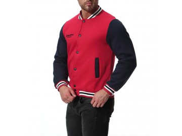 Jaqueta Masculina College - Vermelho