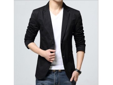 Blazer Masculino - Preto 