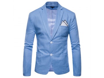 Blazer Masculino - Azul Claro 